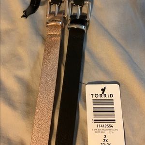 Torrid belts size 3X